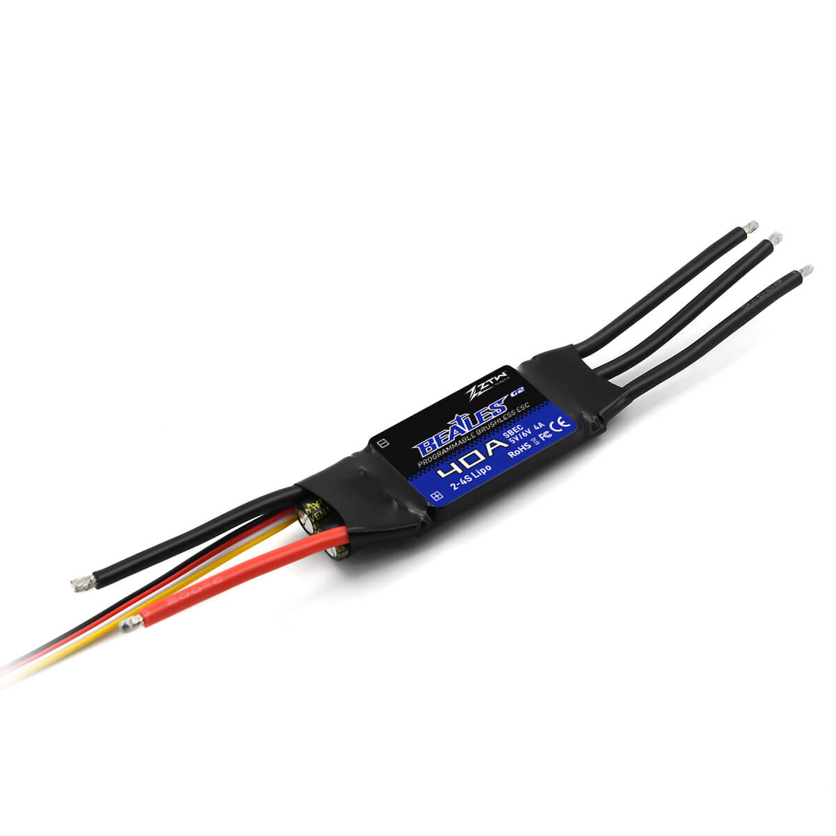 ztw-beatles-g2-40a-regler-2-4s-sbec-ohne-stecker image 6