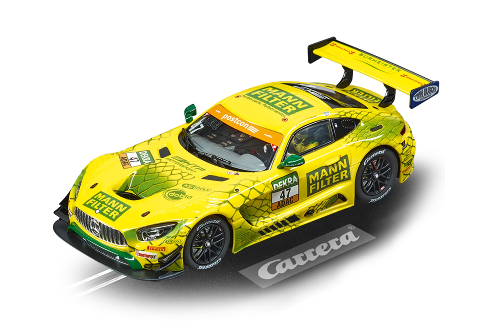 carrera-digital-132-mercedes-amg-gt3-mann-filter-no-47-slotcar image 1