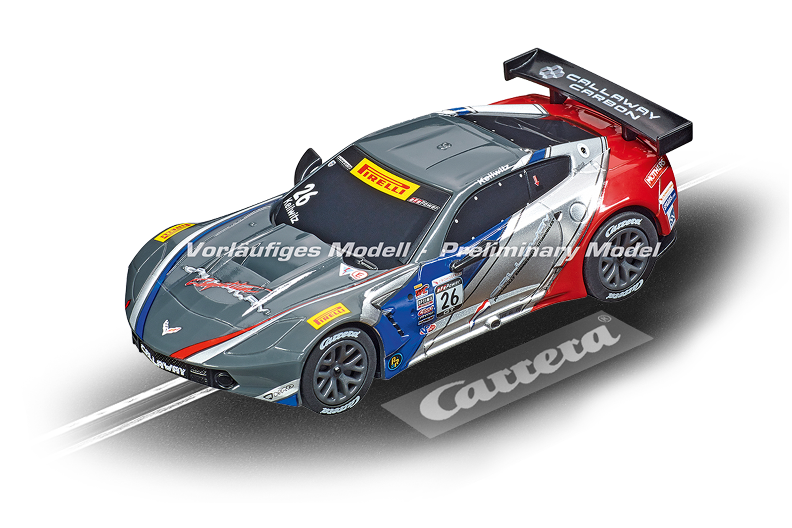 carrera-digital-132-chevrolet-corvette-c7-r-gt3-slotcar-no-26 image 1