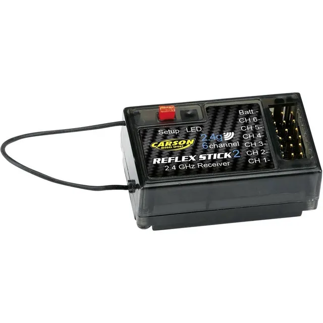 carson-reflex-stick-ii-500501537-6-kanal-empf-nger-2-4-ghz-schwarz image 1