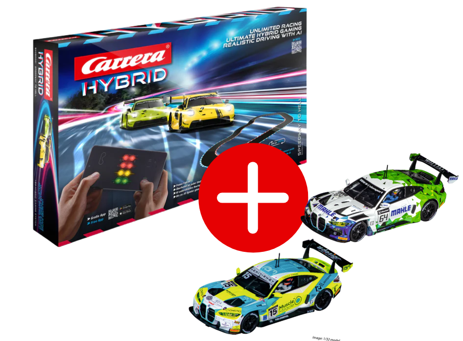 carrera-hybrid-team-pietsmiet-edition-rennbahn-bmw-m4-gt3-set image 1