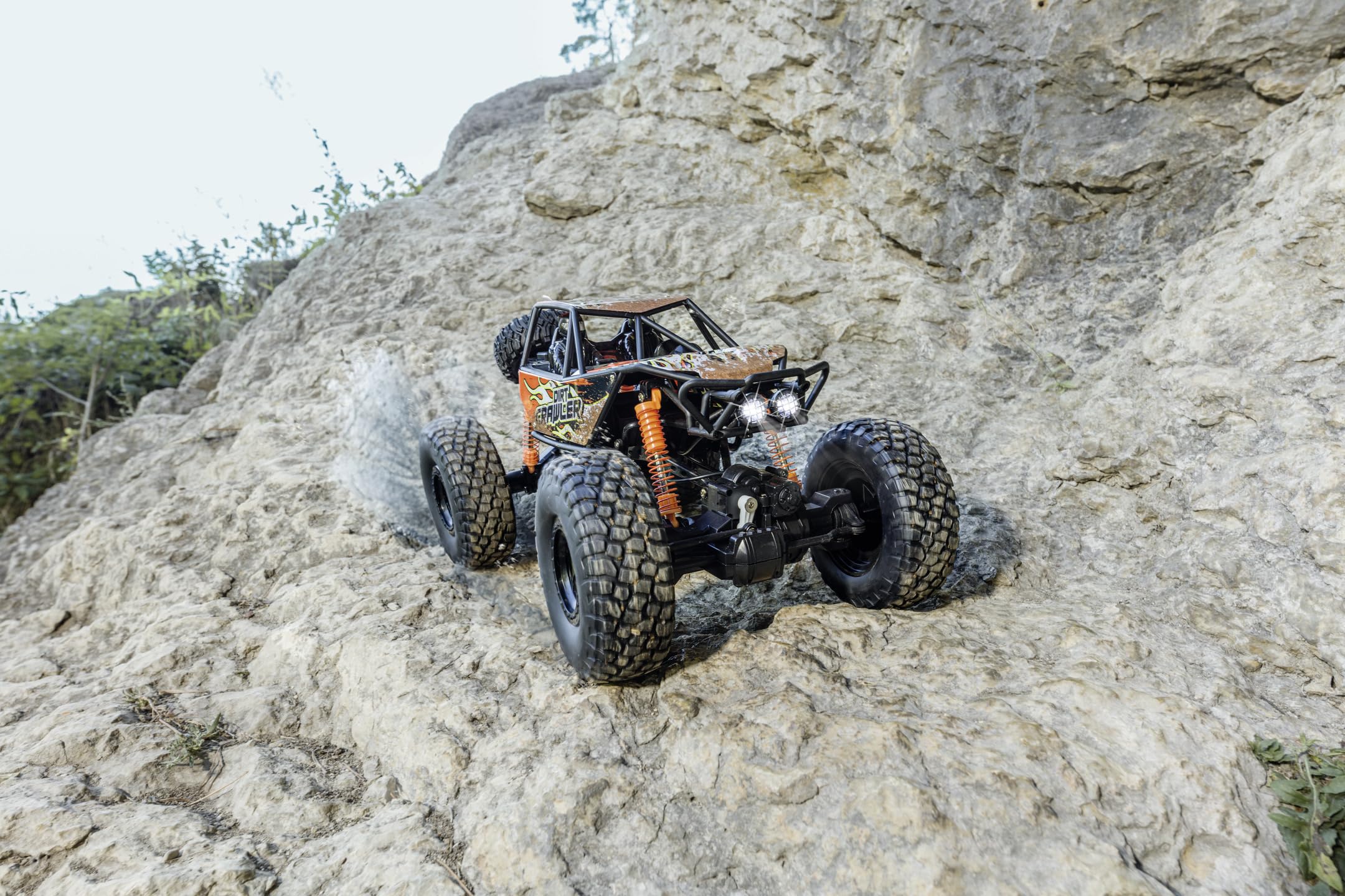 carson-rc-modelle-500404290-dirt-crawler-1-8-rc-auto-orange-rtr image 4