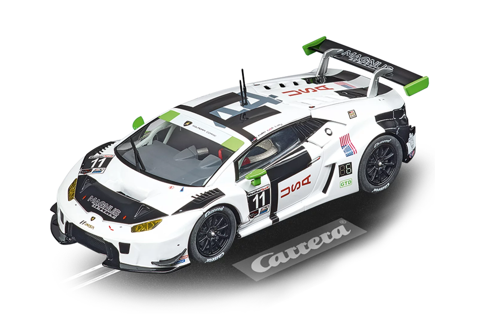 carrera-digital-132-lamborghini-hurac-n-magnus-racing-no-11-slotcar image 1