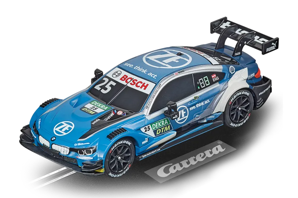 carrera-digital-132-bmw-m4-dtm-p-eng-slotcar-no-25-blau image 1