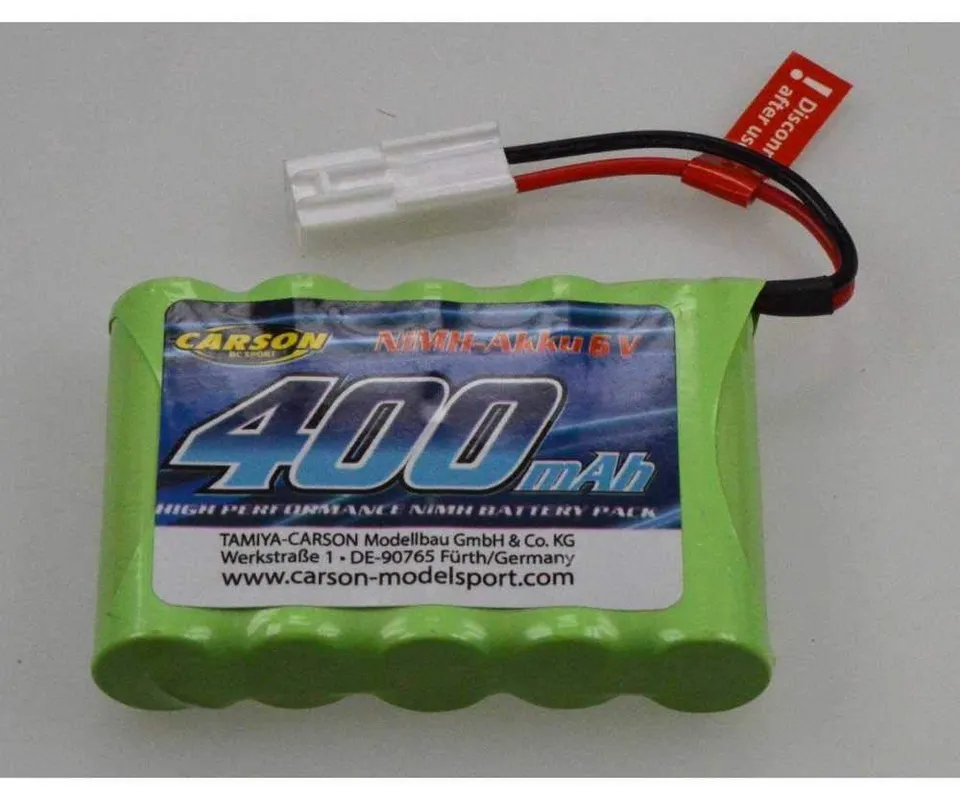 carson-500608217-ersatzakku-nimh-6v-400mah-mini-tamiya image 1