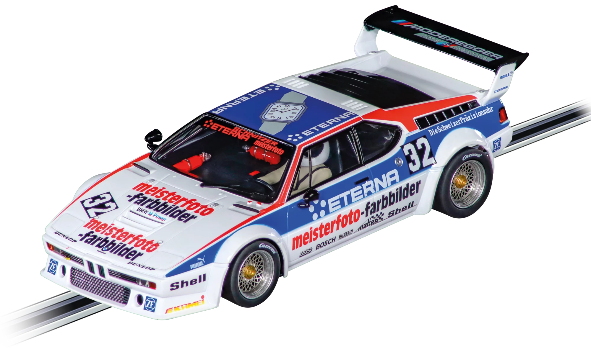 carrera-bmw-m1-procar-no-32-slotcar-1-24-mit-bremslicht image 1