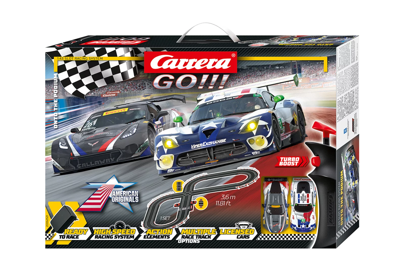 carrera-go-onto-the-podium-set-viper-vs-corvette-1-43 image 1
