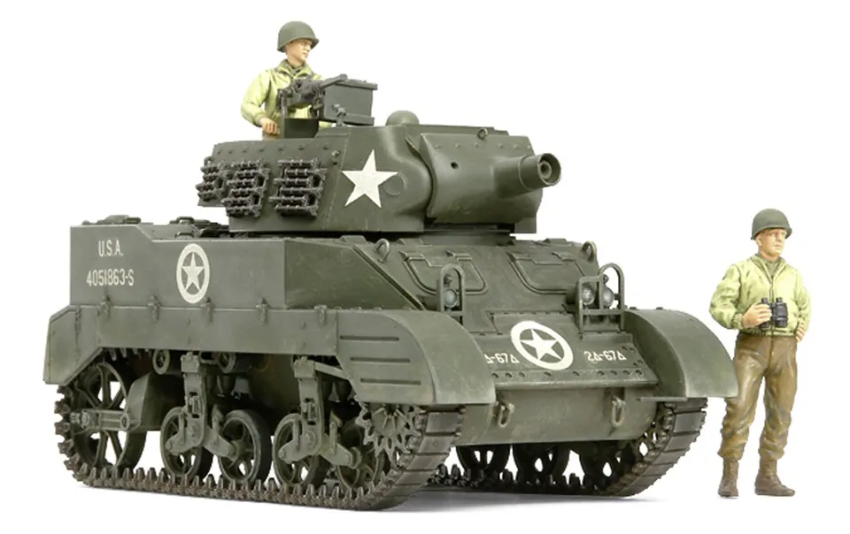 tamiya-300035312-us-m8-haubitze-1-35-bausatz-mit-figuren image 1