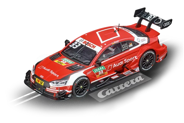 carrera-evolution-audi-rs-5-dtm-rast-slotcar-1-32-no-33-rot image 1