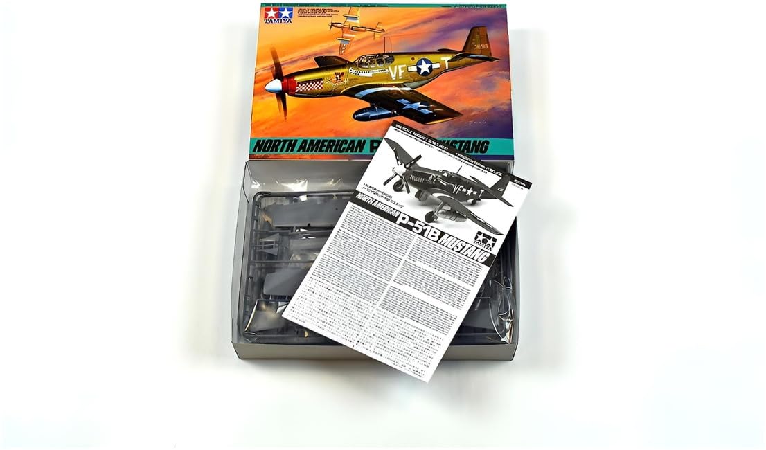 tamiya-61042-p-51b-mustang-flugzeugmodell-1-48-gr-n image 4