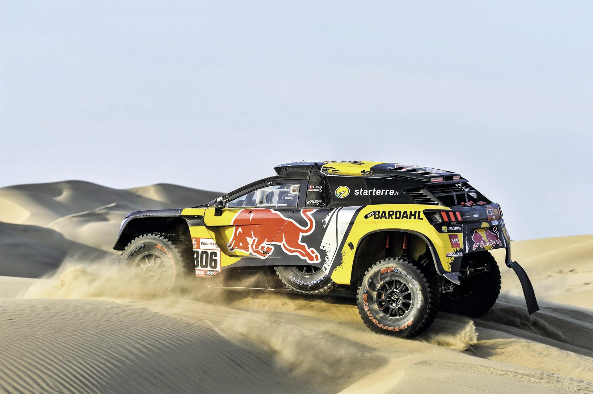 carson-1-16-rc-peugeot-rally-3008-dkr-loeb-2wd-led image 5