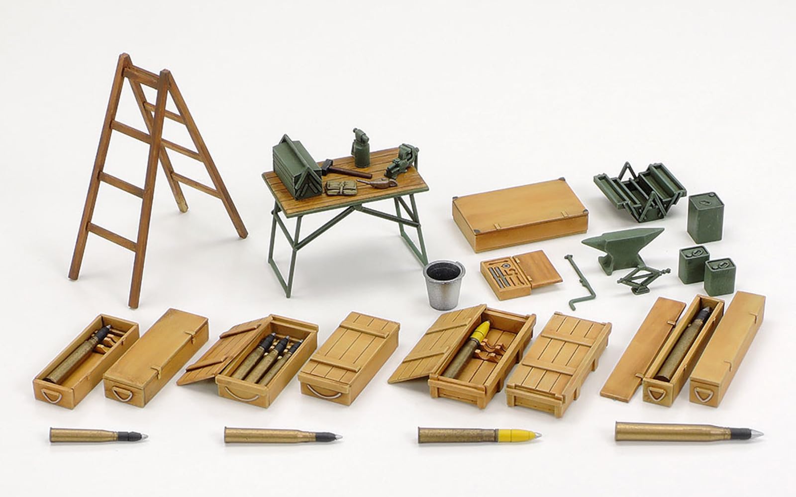 tamiya-300032547-1-48-wwii-diorama-set-feld-instandsetzung-modellbausatz image 4