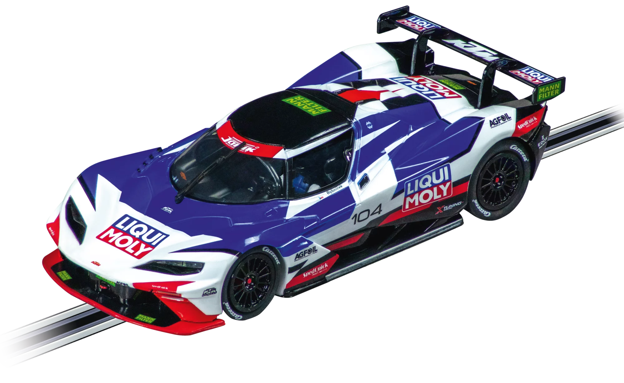 carrera-digital-132-ktm-x-bow-gtx-slotcar-liqui-moly-no-104 image 1