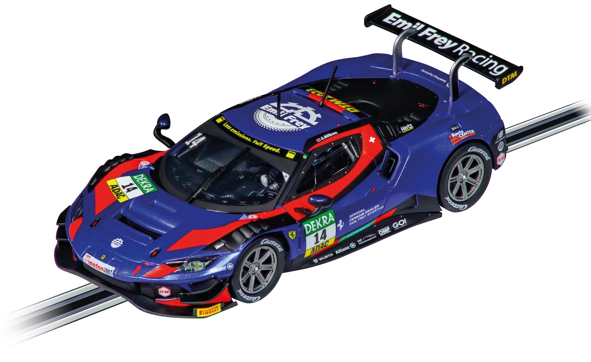carrera-ferrari-296-gt3-emil-frey-no-14-slotcar-1-32-dtm-2023 image 1