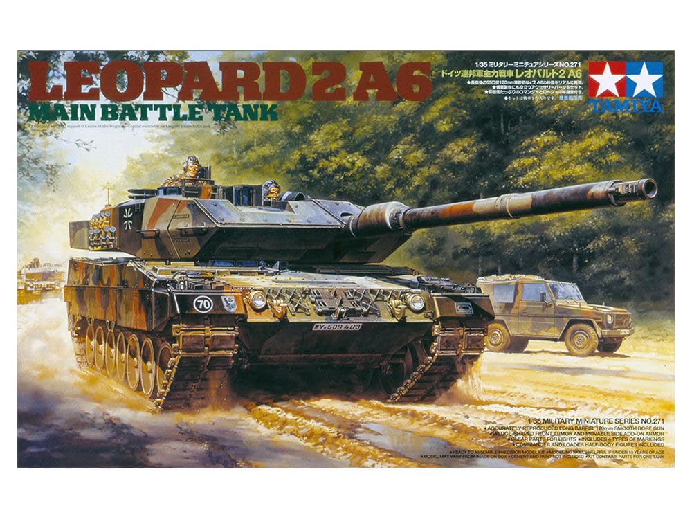 tamiya-300035271-leopard-2a6-kampfpanzer-modellbausatz-1-35 image 2