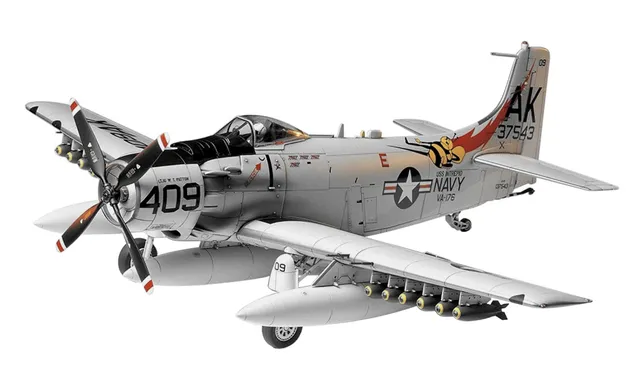 tamiya-61058-a-1h-skyraider-bausatz-1-48-usn image 1