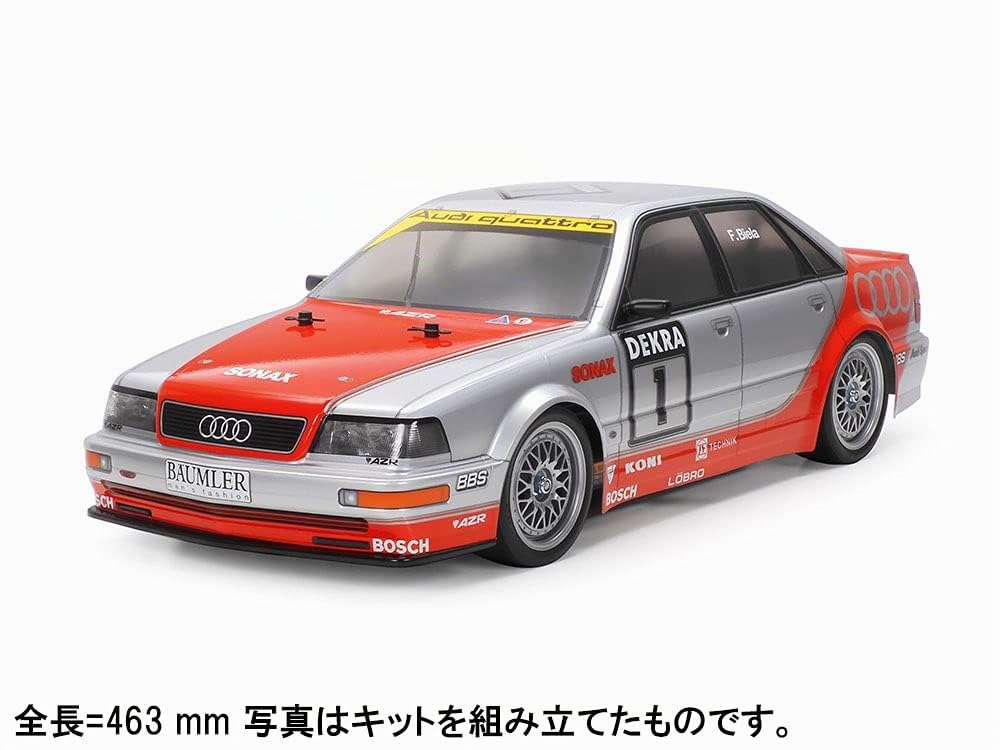 tamiya-audi-v8-1992-tt-02-rc-auto-bausatz-1-10-unlackiert image 2