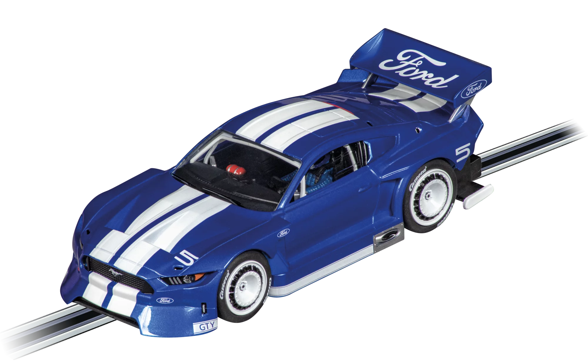 carrera-ford-mustang-gty-no-5-slotcar-1-32-mit-licht image 1