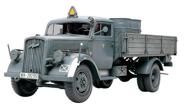 tamiya-35291-transport-lkw-3to-modellbausatz-1-35-grau image 1