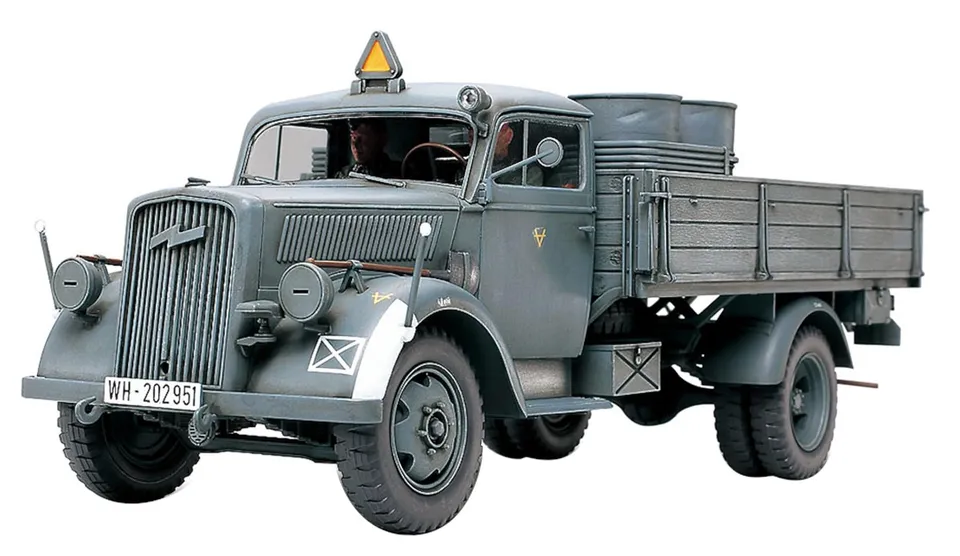 tamiya-35291-transport-lkw-3to-modellbausatz-1-35-grau image 1