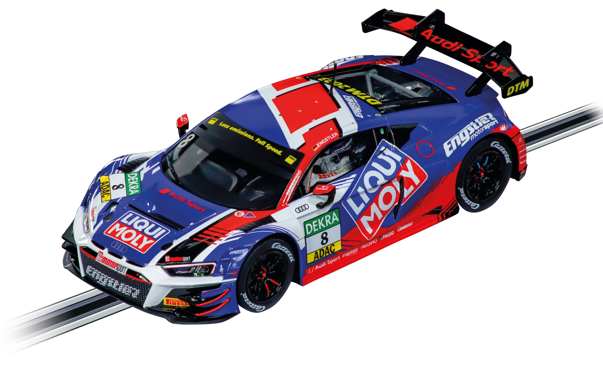 carrera-audi-r8-lms-gt3-evo-ii-engstler-no-8-slotcar-1-24 image 1