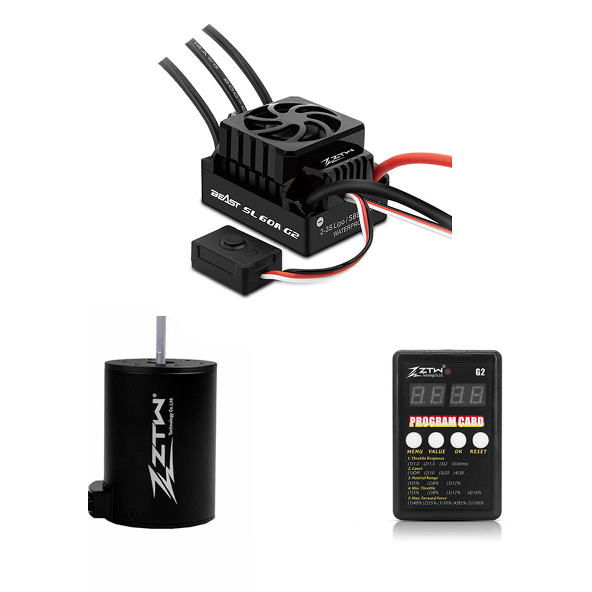 ztw-beast-g2-60a-combo-regler-3650-2950kv-motor-1-10 image 1