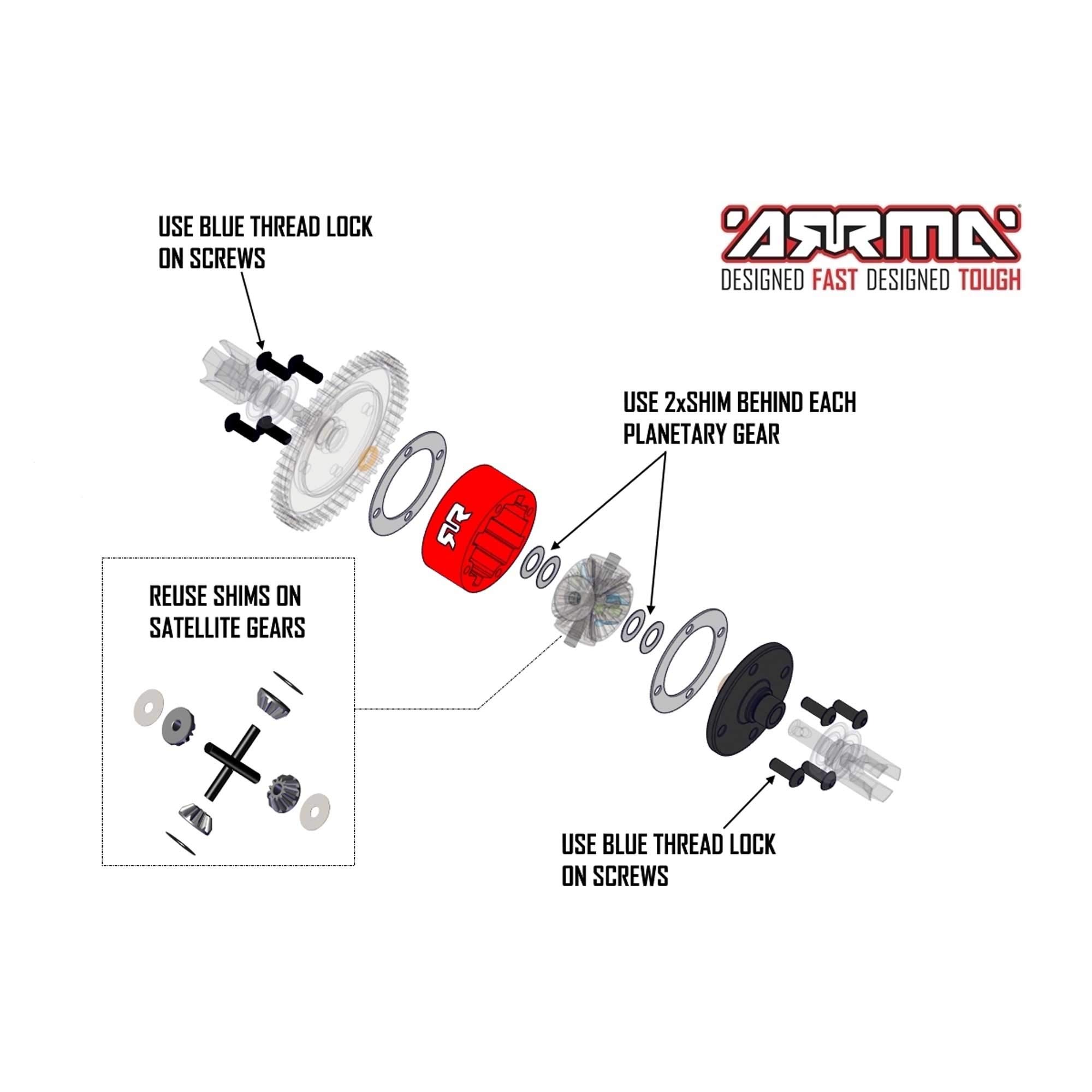 arrma-kraton-metall-diff-geh-use-differentialgeh-use-aluminium-set image 2