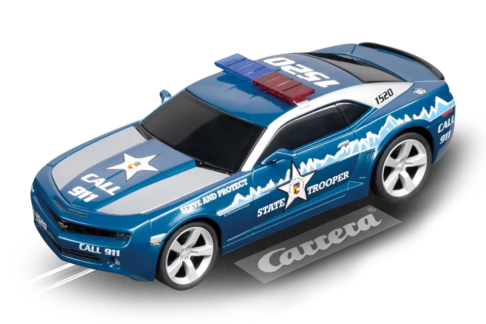 carrera-evolution-chevrolet-camaro-state-trooper-slotcar image 1