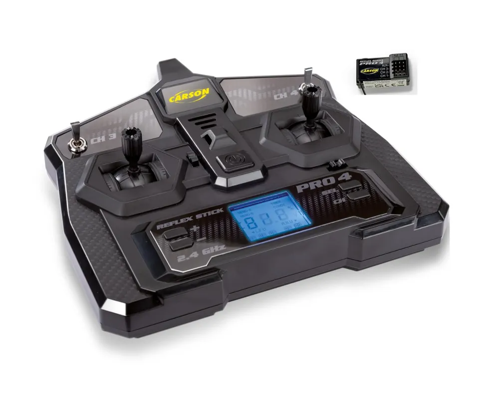 carson-fs-4k-reflex-stick-pro-4-rc-fernsteuerung-4-kanal-lcd image 1