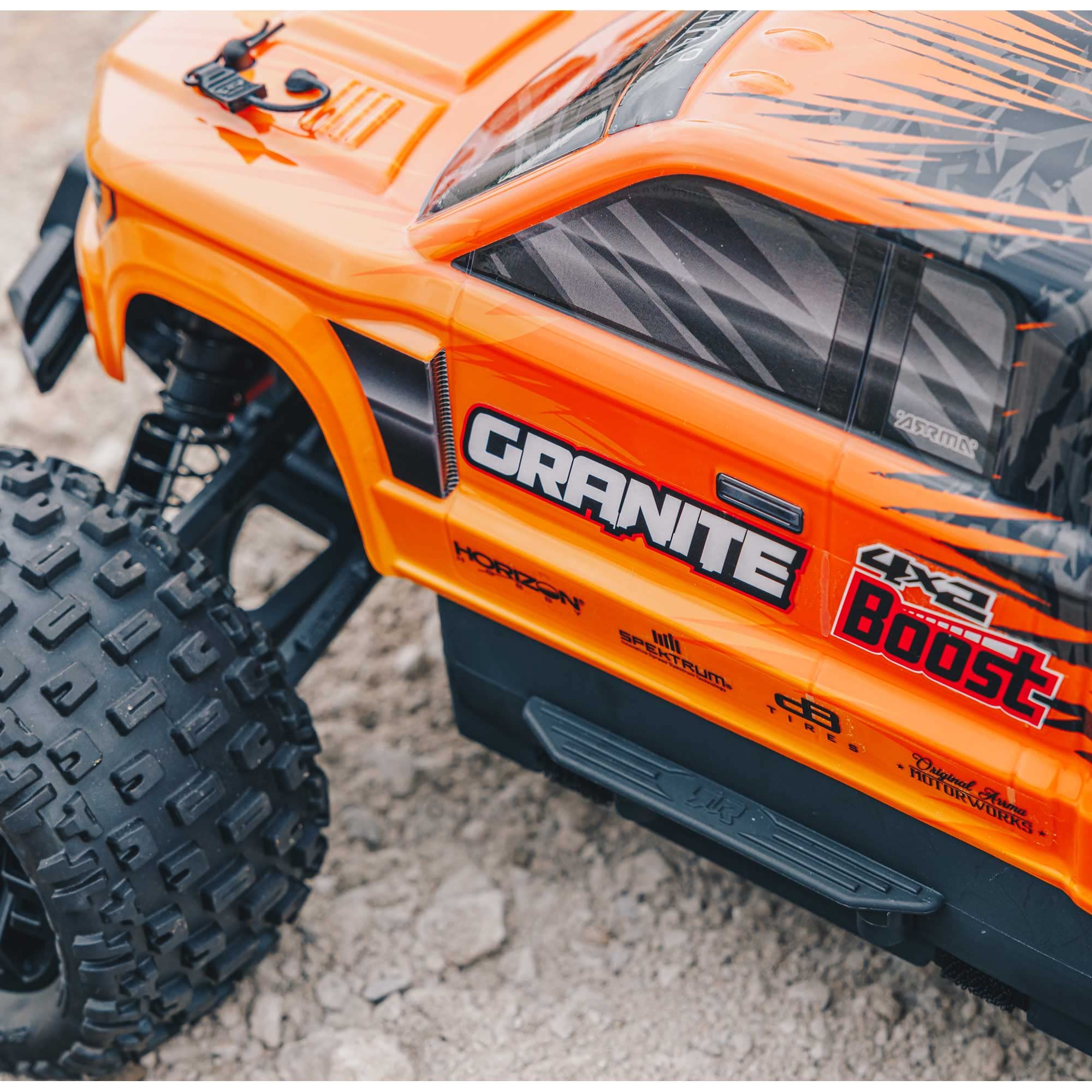 arrma-granite-4x2-boost-mega-550-monster-truck-rtr-orange image 5