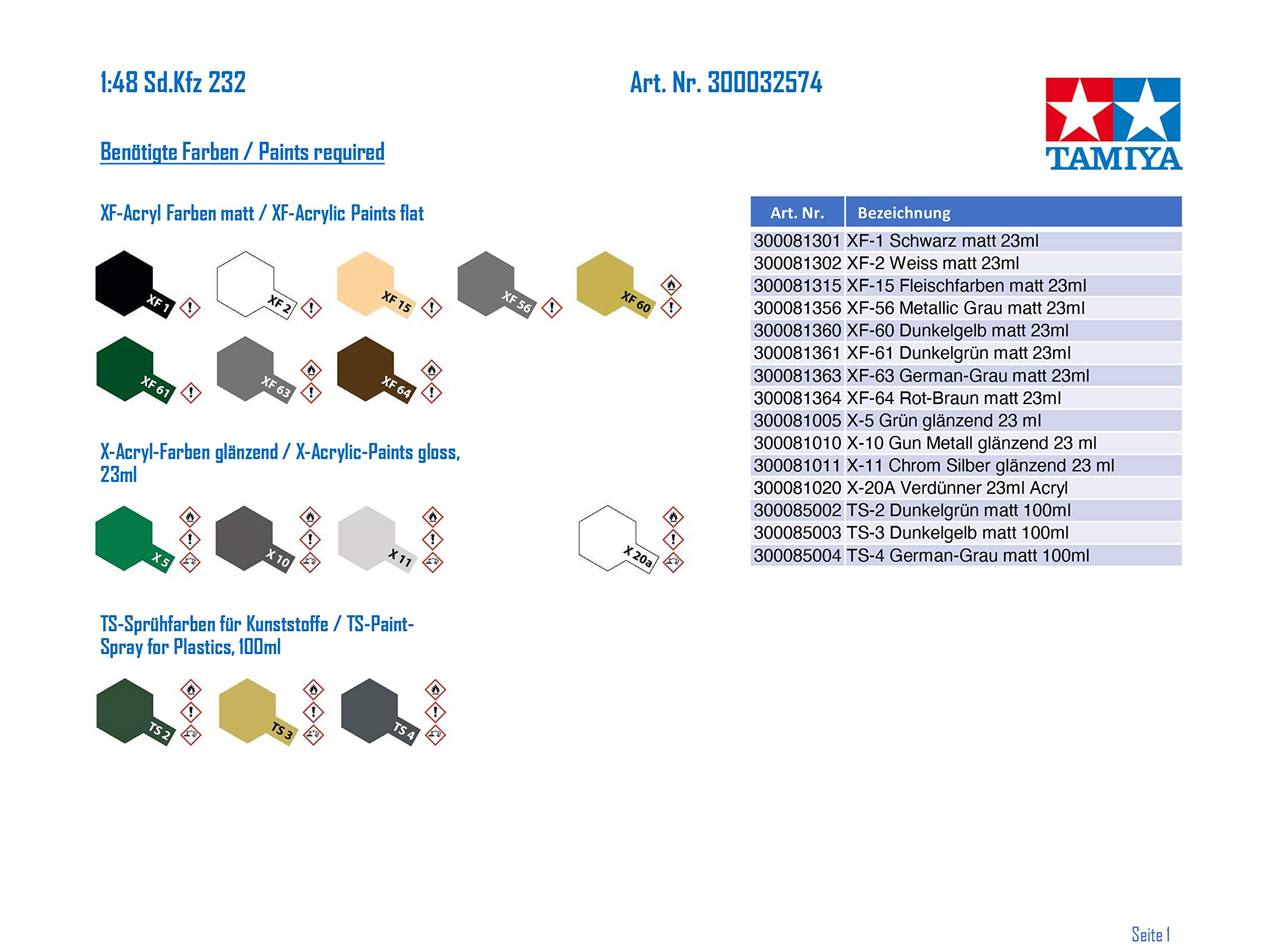 tamiya-sd-kfz-232-8-rad-1-48-milit-r-plastikbausatz-mit-decals image 3