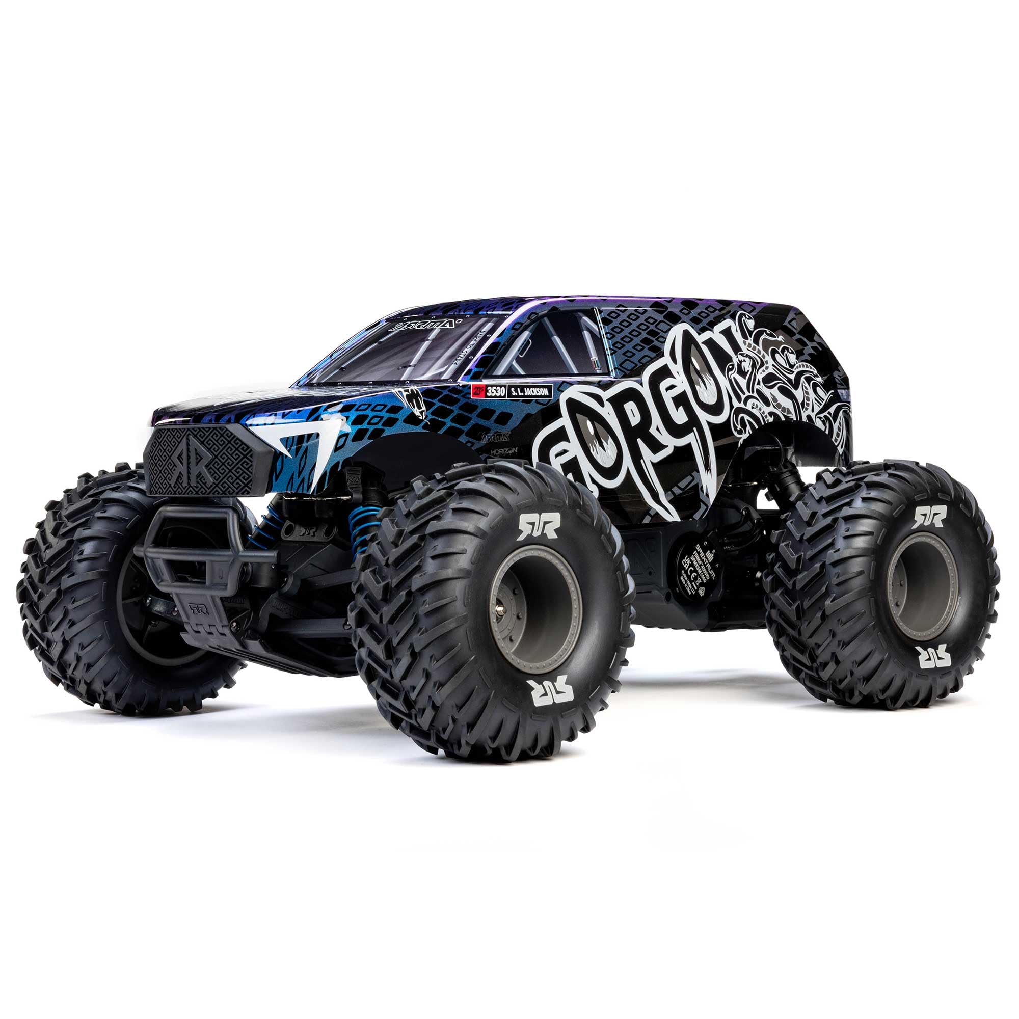 arrma-gorgon-223s-2wd-brushless-monster-truck-1-10-blau-schwarz image 1