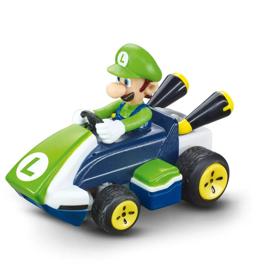 carrera-mario-kart-mini-rc-luigi-ferngesteuertes-auto-1-50 image 1