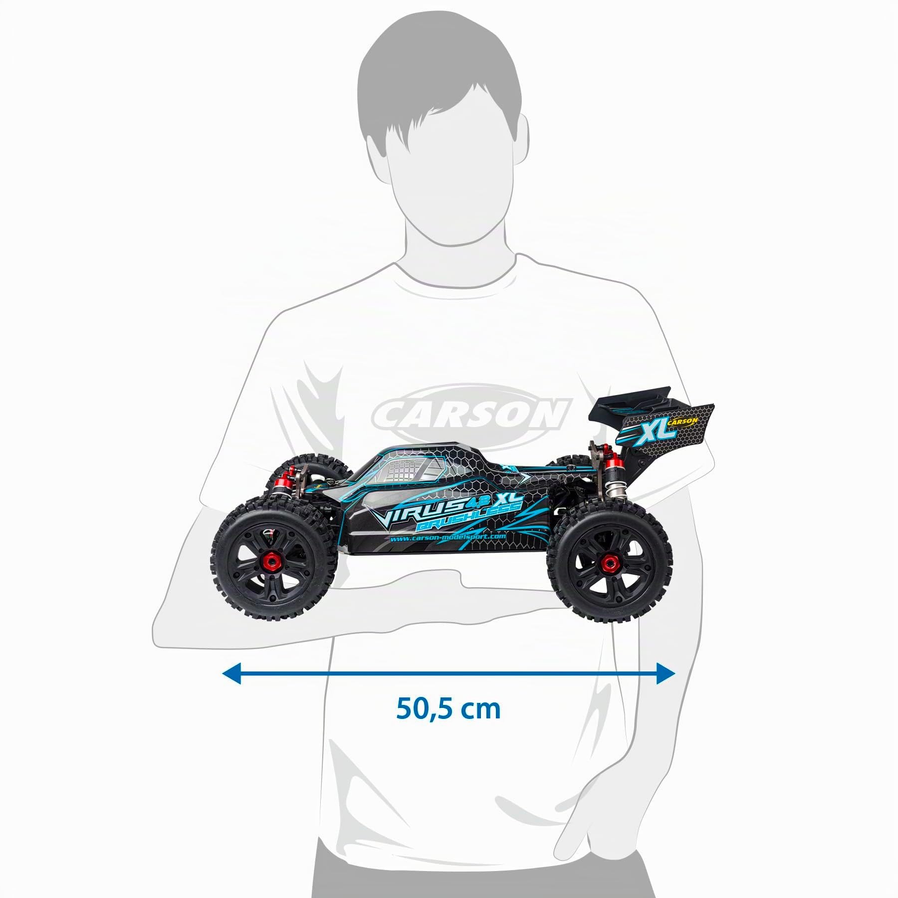 carson-500409081-virus-4-2-xl-1-8-brushless-rc-auto-80-km-h image 6