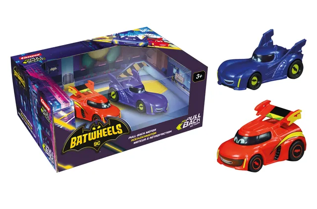 carrera-first-batwheels-slotcar-bam-vs-red-twinpack-2er-set image 1