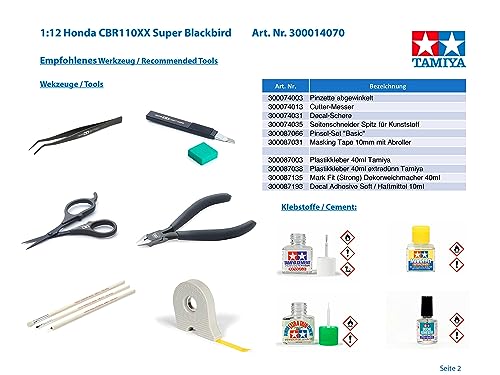 tamiya-14070-honda-cbr110xx-modellbausatz-1-12-super-blackbird image 7