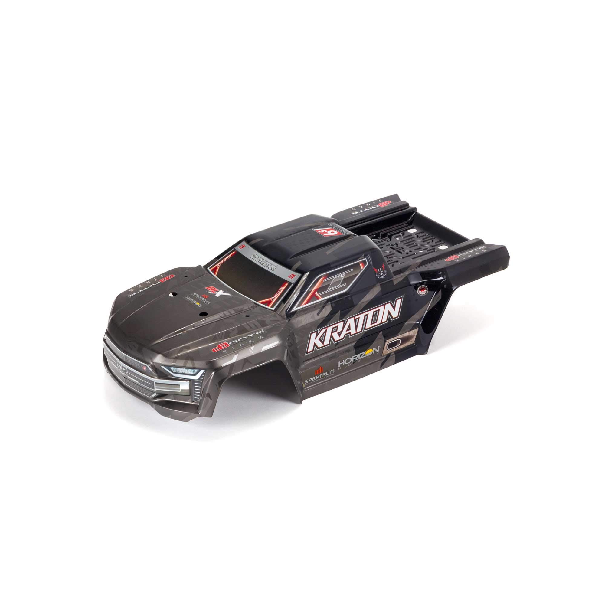 arrma-kraton-6s-blx-exb-karosserie-schwarz-lackiert-1-8 image 1
