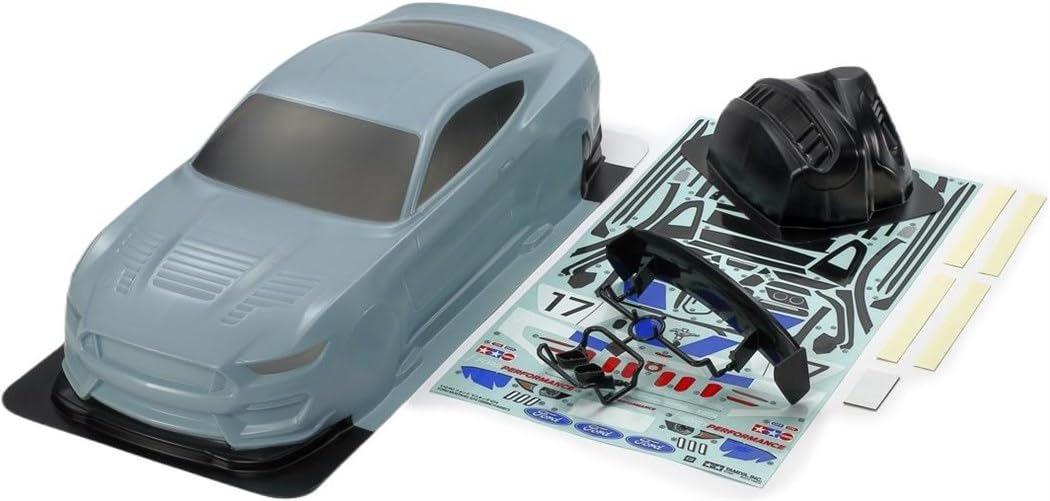 tamiya-47485-ford-mustang-karosserie-1-10-corsa-grau-lackiert image 1