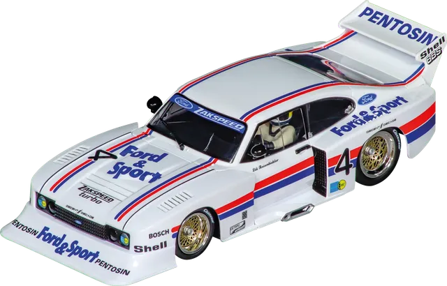 carrera-digital-132-ford-capri-zakspeed-slotcar-lili-reisenbichler-no-4 image 1
