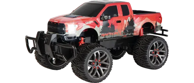 carrera-action-ford-f-150-raptor-rc-auto-2-4-ghz-schwarz-rot image 1