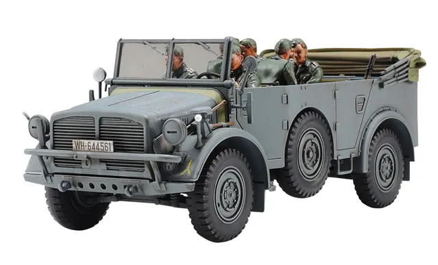 tamiya-horch-type-1a-gel-ndewagen-bausatz-1-48 image 1