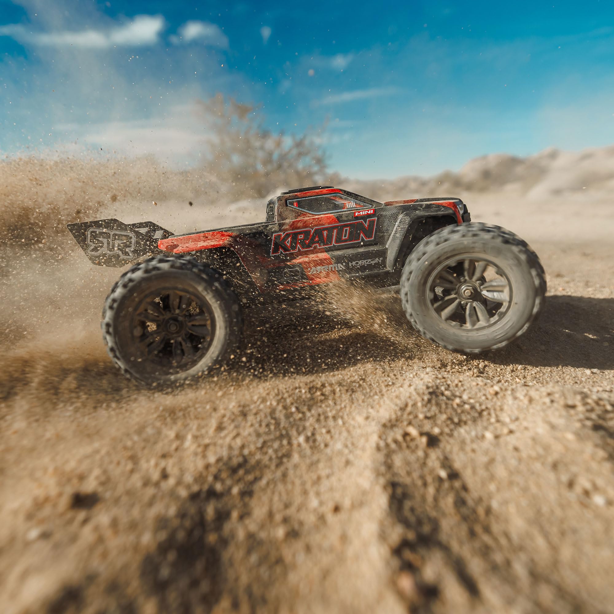 arrma-mini-kraton-3s-brushless-truck-rtr-1-16-schwarz-rot image 6