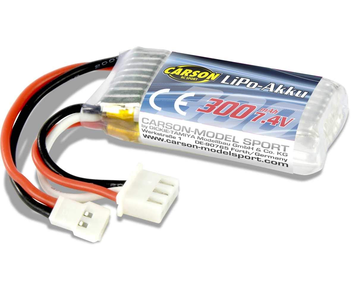 carson-500608169-lipo-akku-7-4v-300mah-ersatzakku image 1