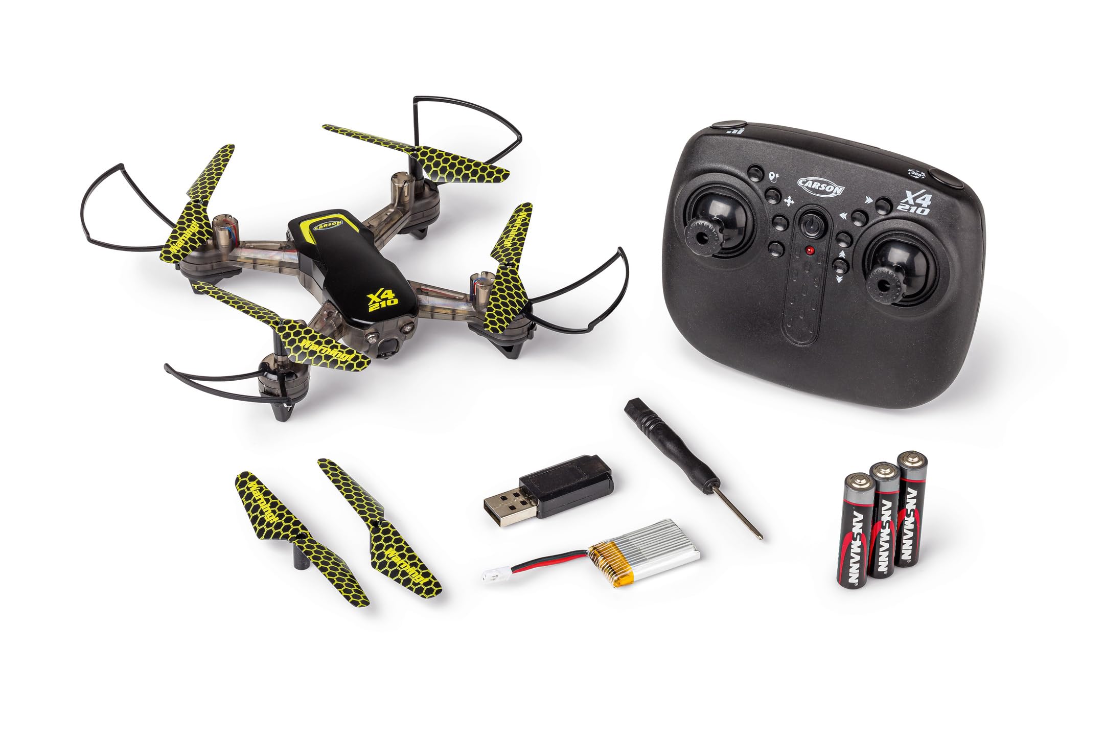 carson-x4-quadcopter-210-led-100-rtf-9-min-25-km-h image 1