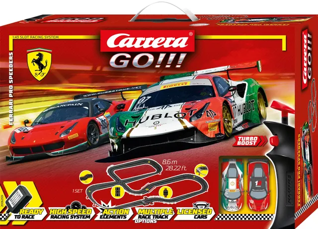 carrera-go-ferrari-pro-speeders-rennbahn-set-8-6m-2-autos image 1