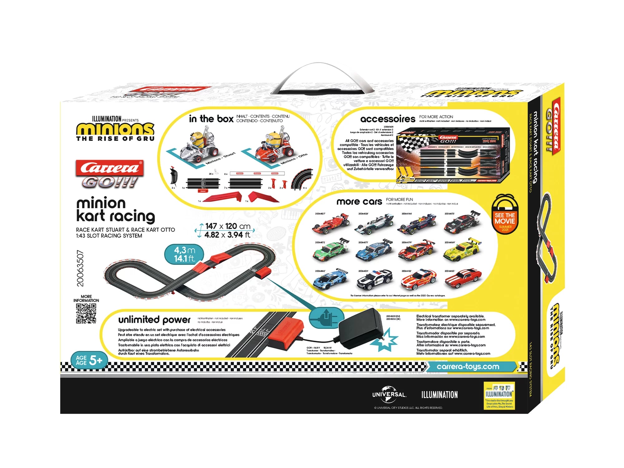 carrera-digital-132-minion-kart-racing-rennbahn-4-3-m image 2