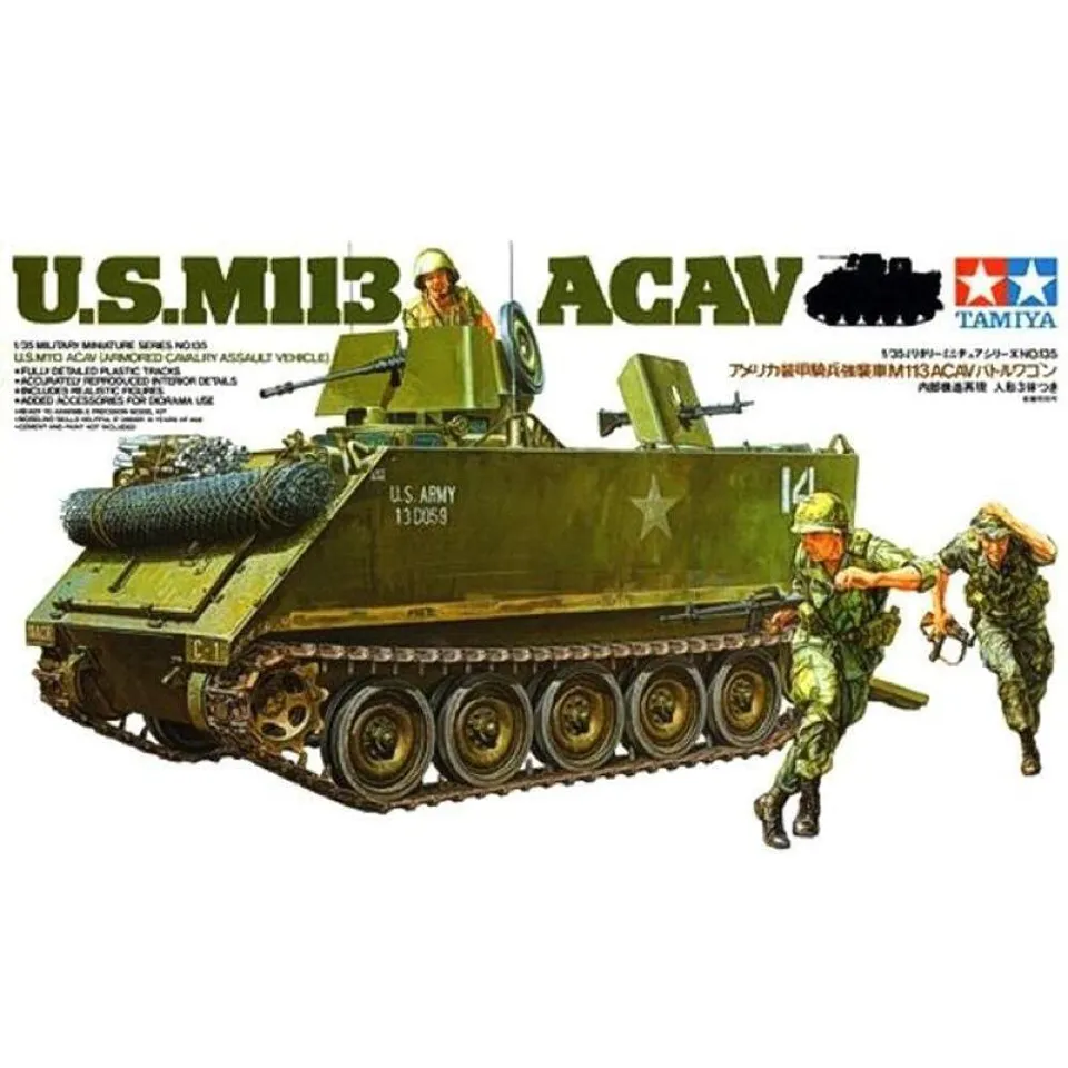 tamiya-35135-us-m113-acav-modellbausatz-1-35-gr-n image 1