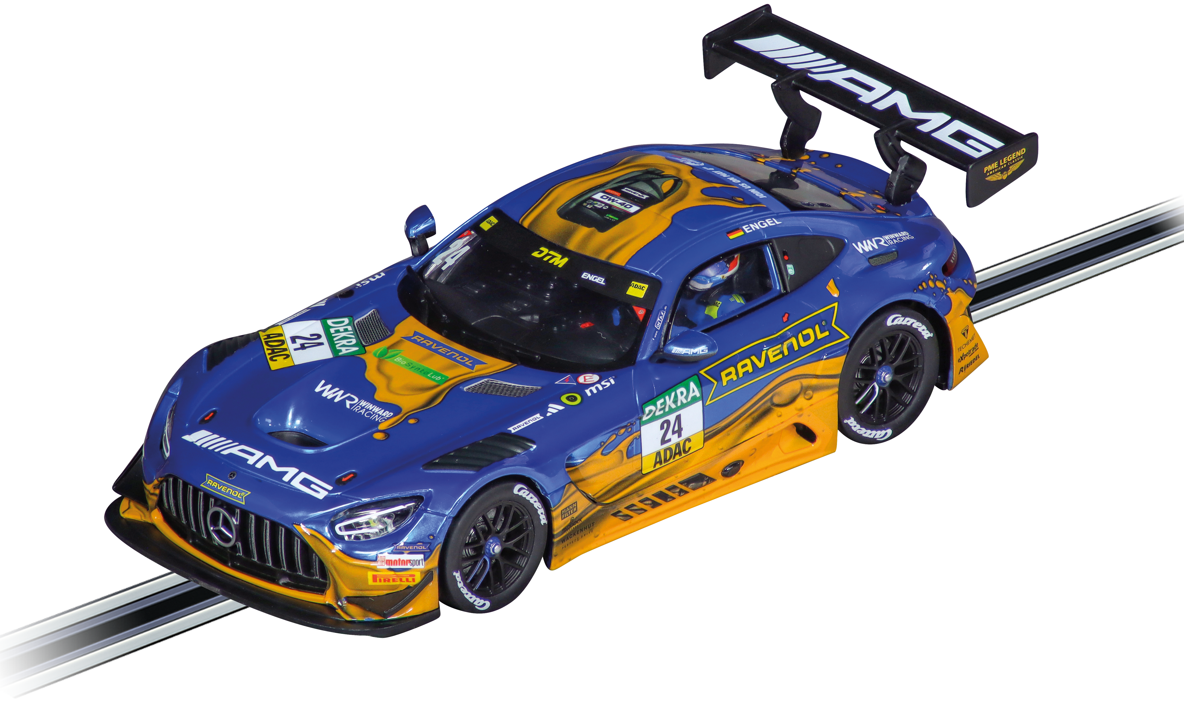carrera-digital-132-mercedes-amg-gt3-winward-slotcar-no-24 image 2