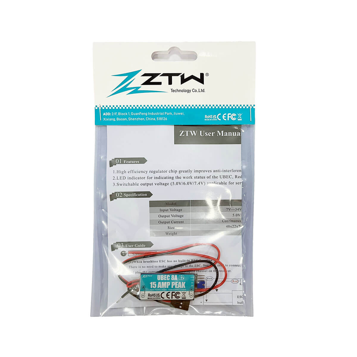 ztw-ubec-8a-g2-externes-bec-5v-6v-7-4v-8-4v-15a-peak image 6