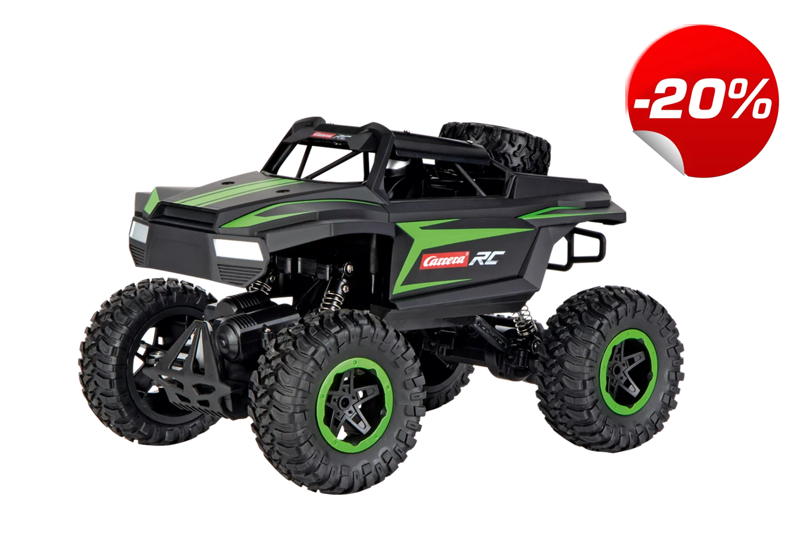 carrera-action-rock-cruiser-rc-auto-2-4ghz-gr-n image 1